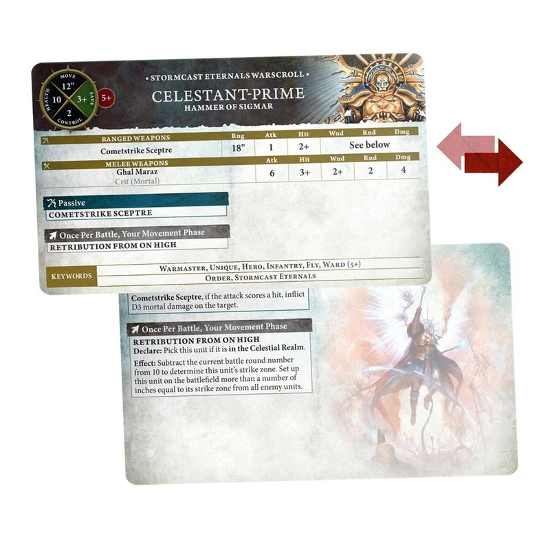 Stormcast Eternals: Warscroll Cards 2024 (Inglés) - Age of Sigmar