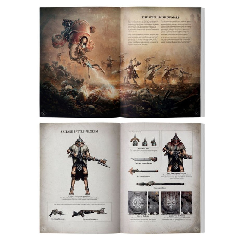 Journal Tactica: Journal Tactica Skitarii Steel Hand of Mars (Inglés) - The Horus Heresy