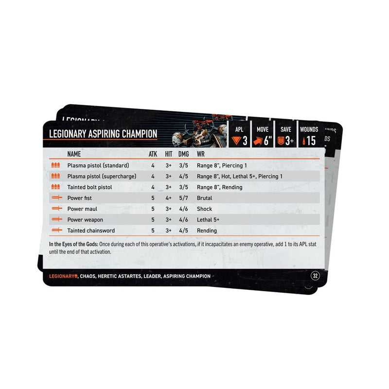 Legionaries: Datacards 2024 (Inglés) - Kill Team