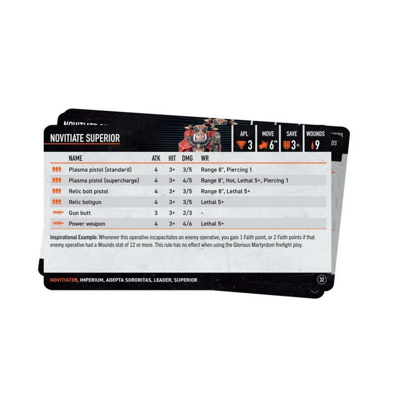 Novitiates: Datacards 2025 (Inglés) (WE) - Kill Team