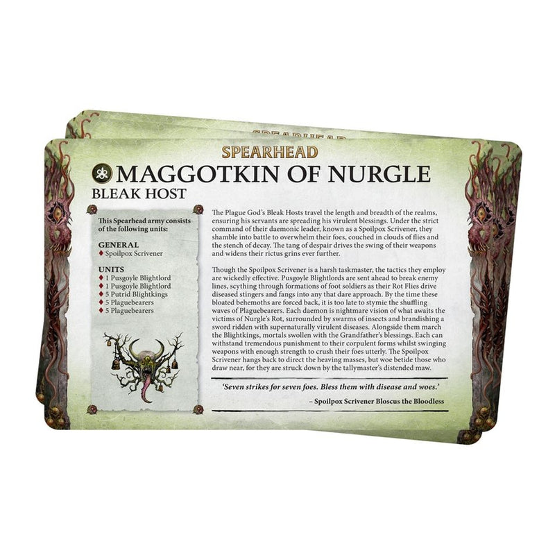 Maggotkin of Nurgle: Faction Pack 2024 (Inglés) - Age of Sigmar