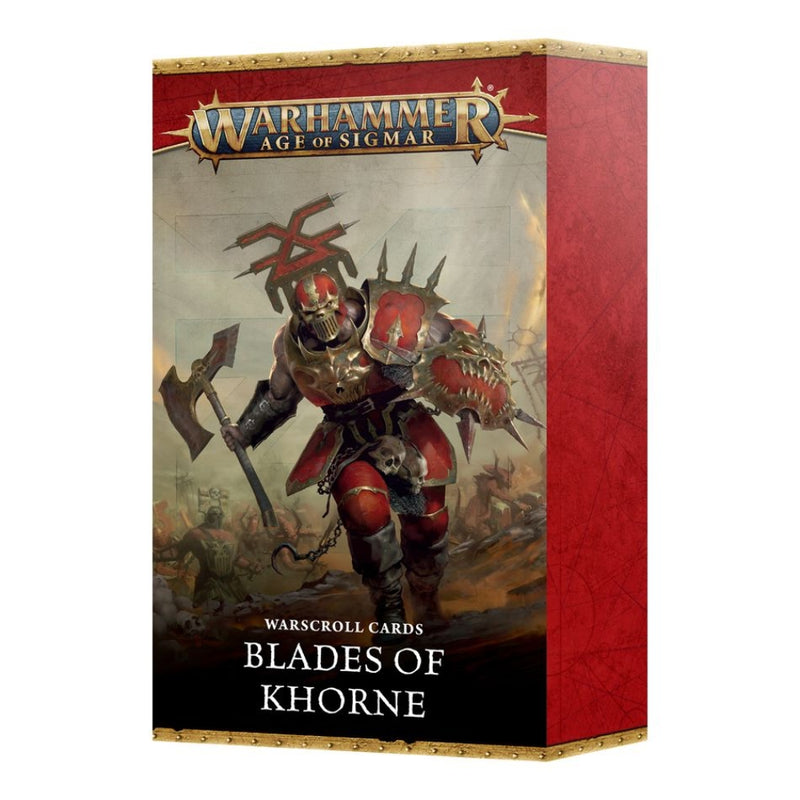 Blades of Khorne: Warscroll Cards 2025 (Inglés) - Age of Sigmar