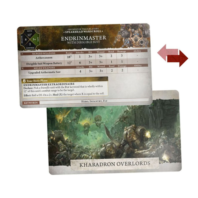 Kharadron Overlords: Warscroll Cards 2025 (Inglés) - Age of Sigmar