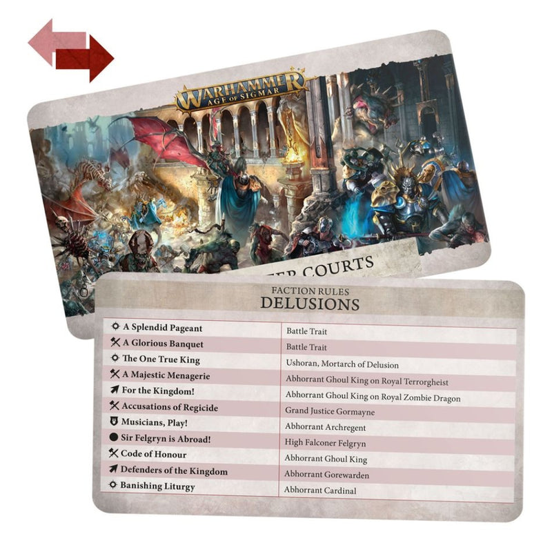 Flesh-eater Courts: Warscroll Cards (Inglés) – Age of Sigmar