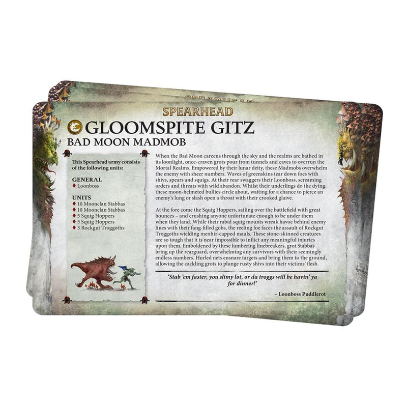 Gloomspite Gitz: Faction Pack 2024 (Inglés) - Age of Sigmar
