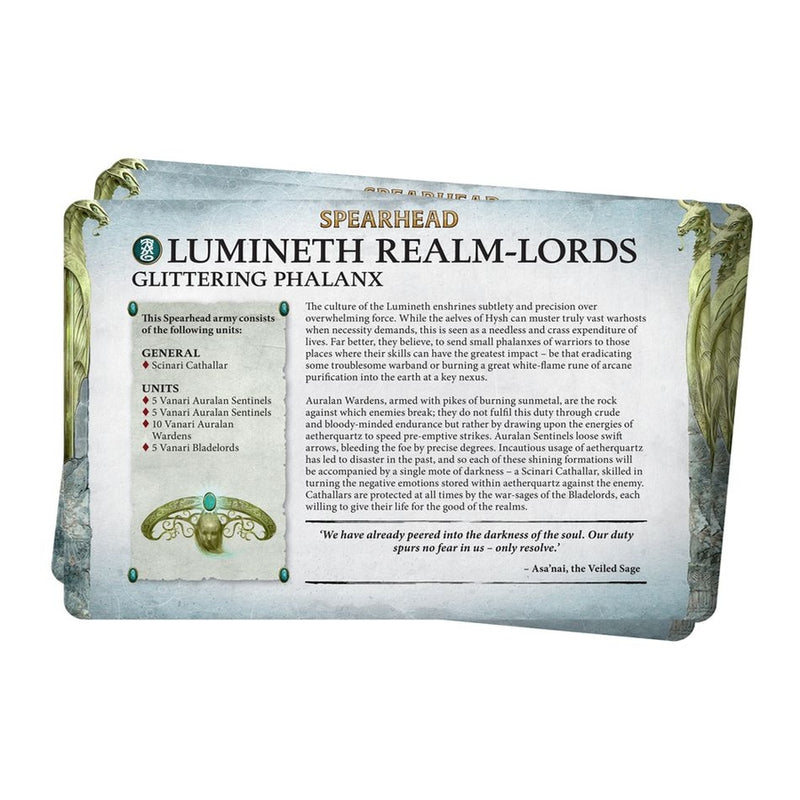 Lumineth Realm-lords: Faction Pack 2024 (Inglés) - Age of Sigmar
