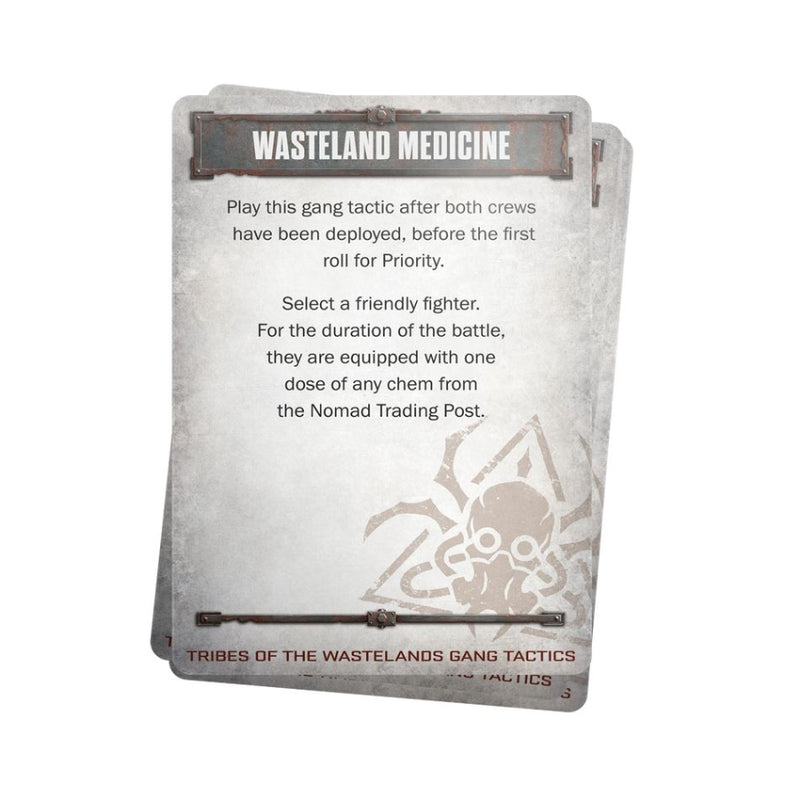Tribes of the Wastelands Gang Tactics Cards - Necromunda