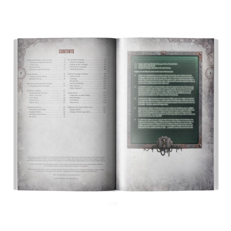 Apocrypha (English) - Necromunda: Expansion Book