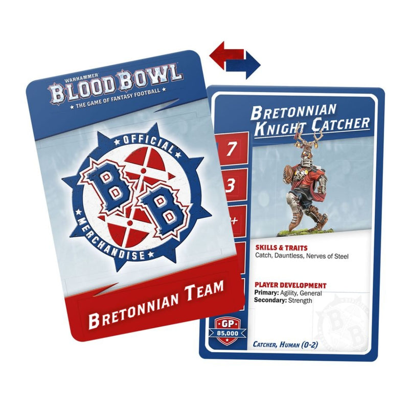Bretonnian Team: Reference Card Pack - Blood Bowl