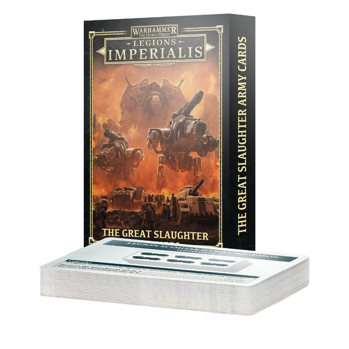 The Great Slaughter Army Cards - WH The Horus Heresy: Legions Imperialis