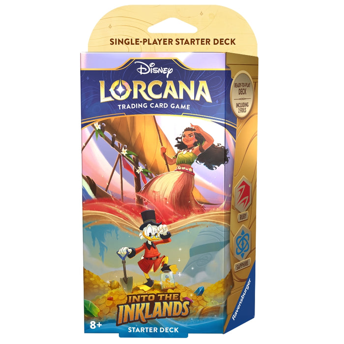 Disney Lorcana: Into the Inklands Starter Deck (Ruby & Sapphire) (EN)