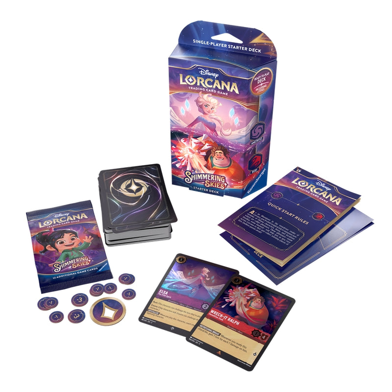 Shimmering Skies: Amethyst & Ruby Deck (Inglés) - Disney Lorcana