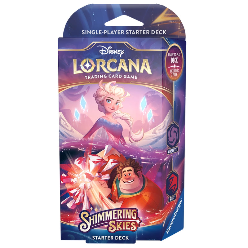 Shimmering Skies: Amethyst & Ruby Deck (Inglés) - Disney Lorcana