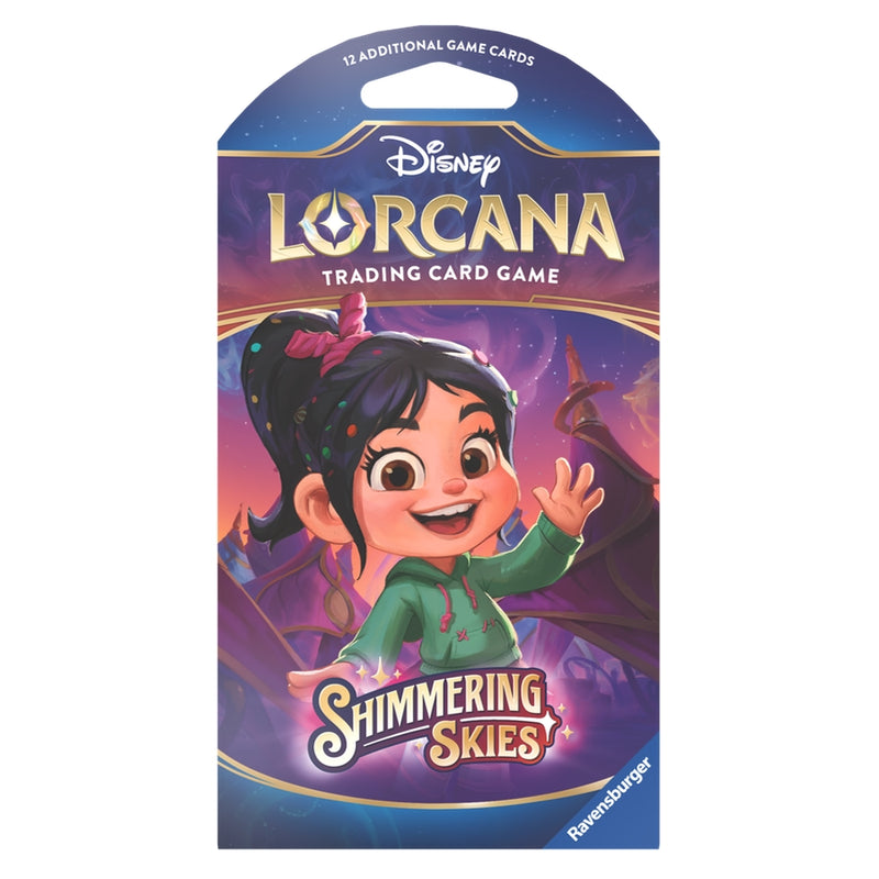 Shimmering Skies: Booster Sleeve Pack (Inglés) - Disney Lorcana