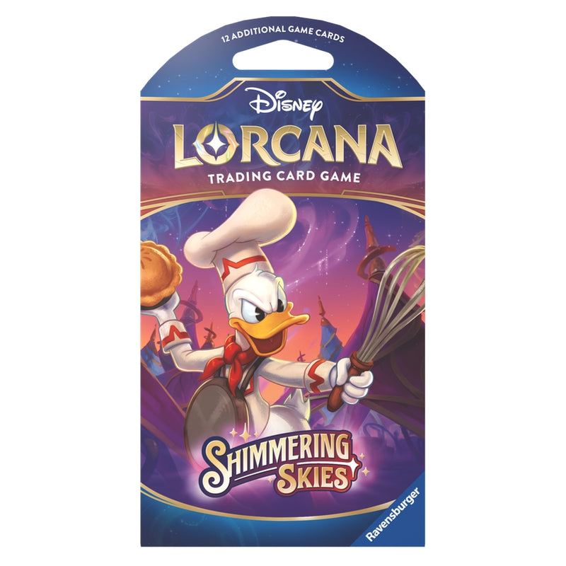 Shimmering Skies: Booster Sleeve Pack (Inglés) - Disney Lorcana
