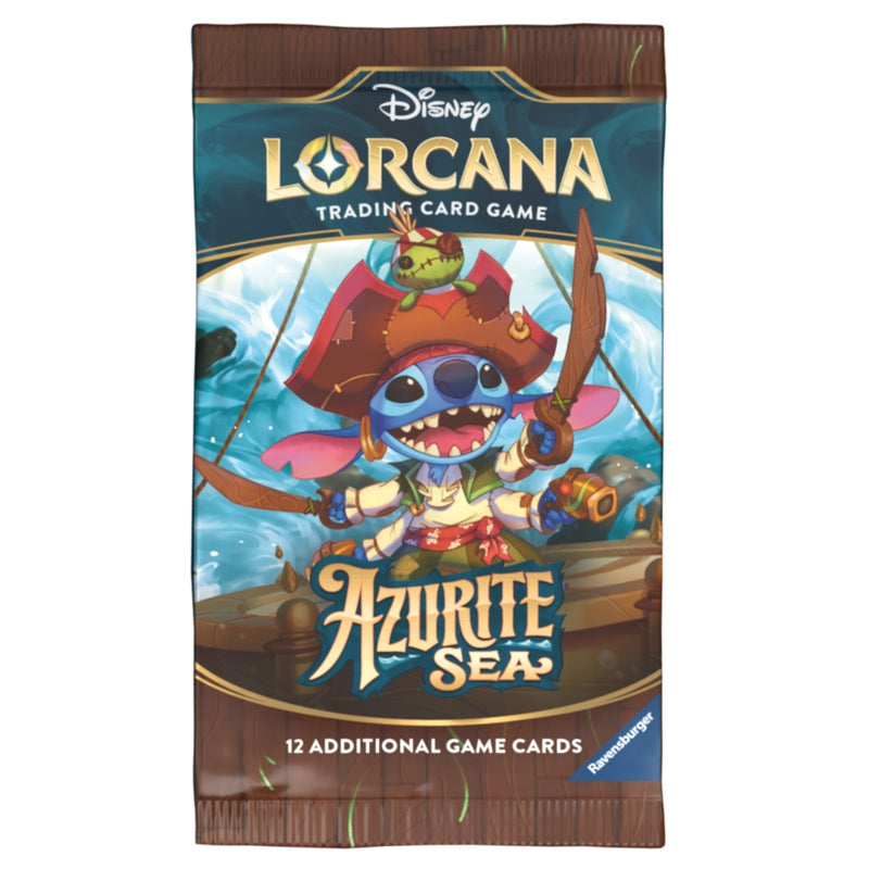 Azurite Sea: Booster Pack (Inglés) - Disney Lorcana