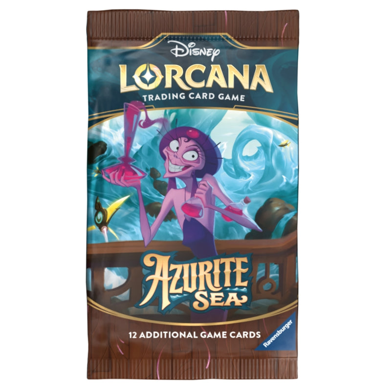 Azurite Sea: Booster Pack (Inglés) - Disney Lorcana
