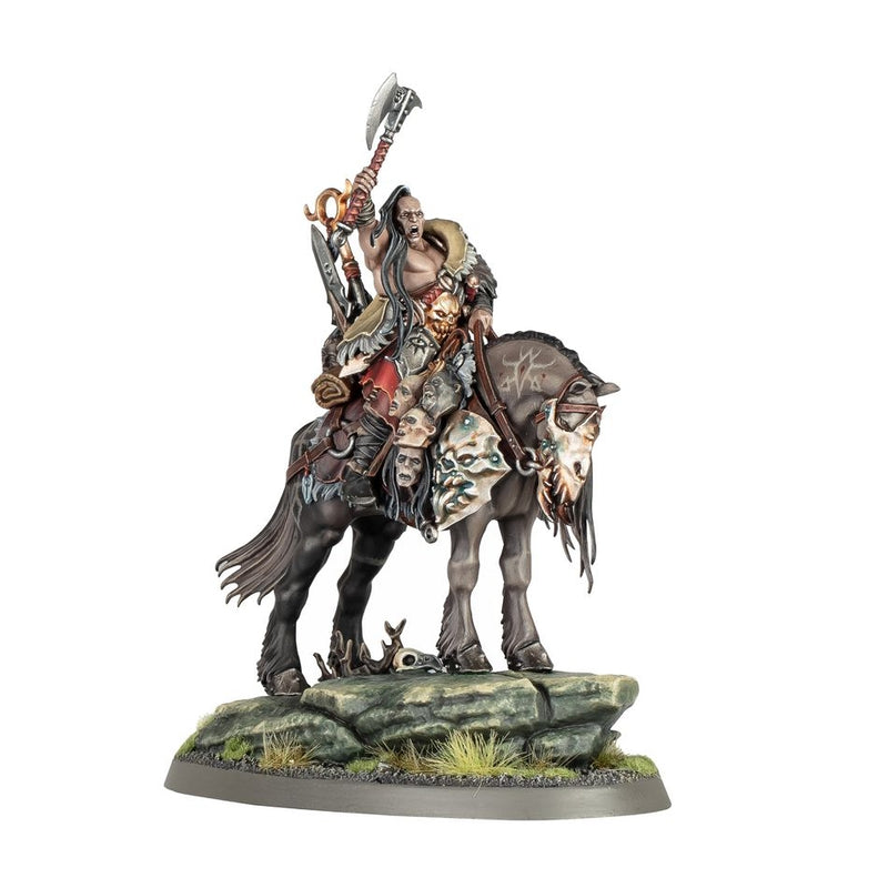 Darkoath Chieftain on Warsteed - Age of Sigmar: Slaves to Darkness