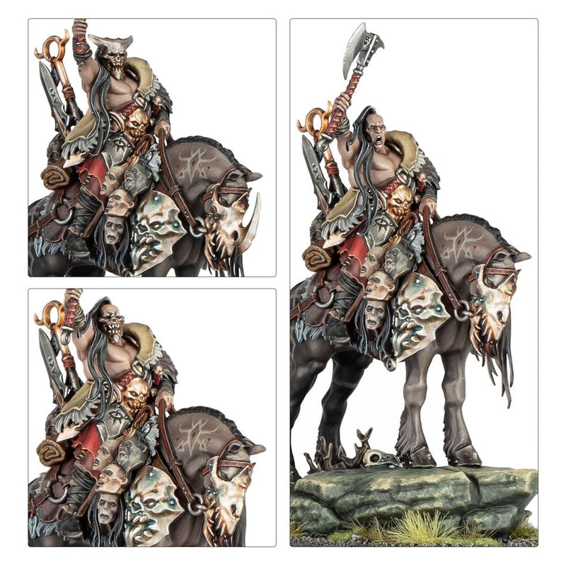Darkoath Chieftain on Warsteed - Age of Sigmar: Slaves to Darkness