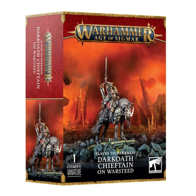 Darkoath Chieftain on Warsteed - Age of Sigmar: Slaves to Darkness