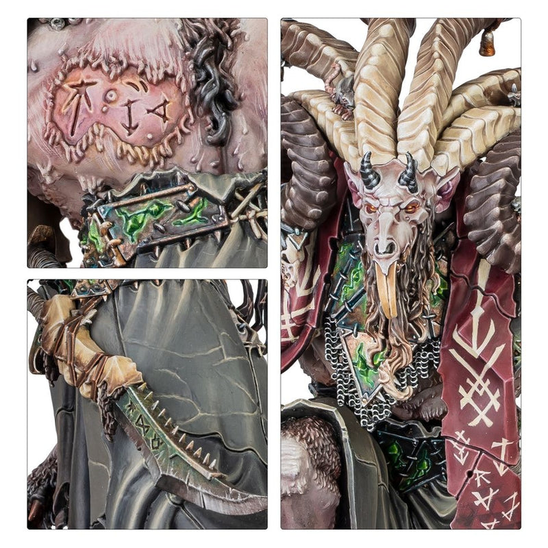 Vizzik Skour Prophet Horned Rat - Age of Sigmar: Skaven