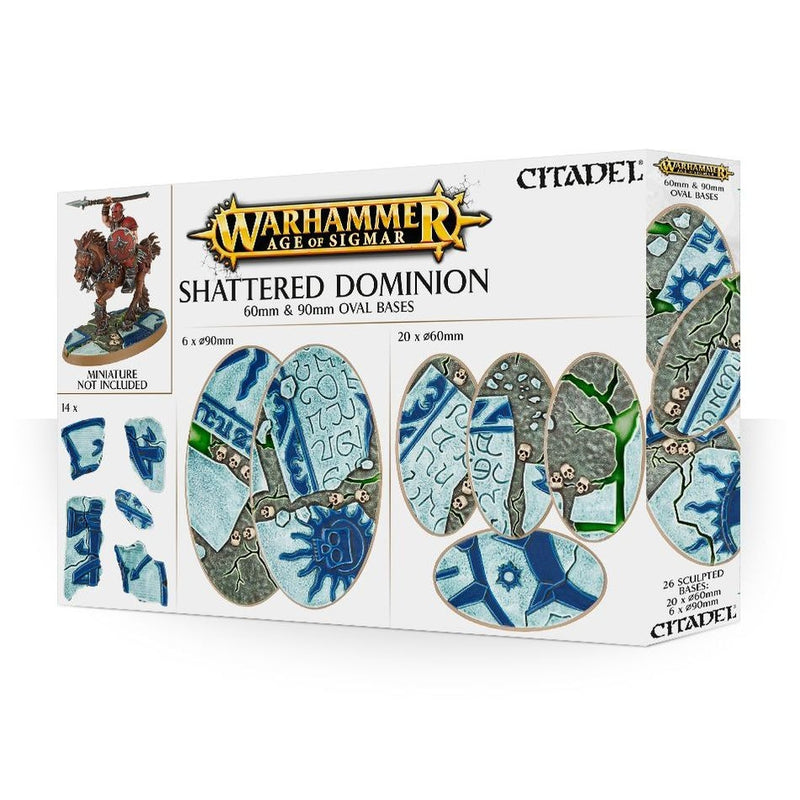 Peanas Ovaladas Shattered Dominion 60mm & 90mm - Citadel: Peanas