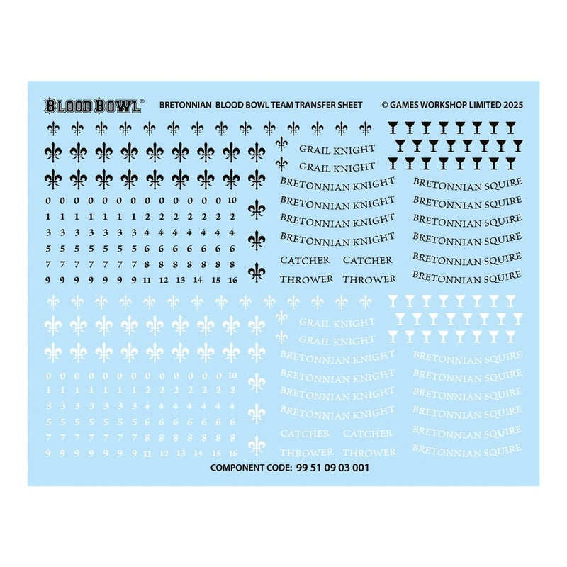 Bretonnian Team, The Brionne Barons - Blood Bowl