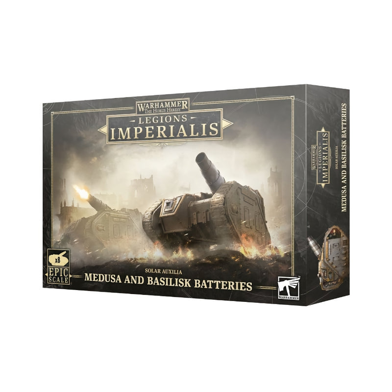 Medusa and Basilisk Batteries - Legions Imperialis: Solar Auxilia
