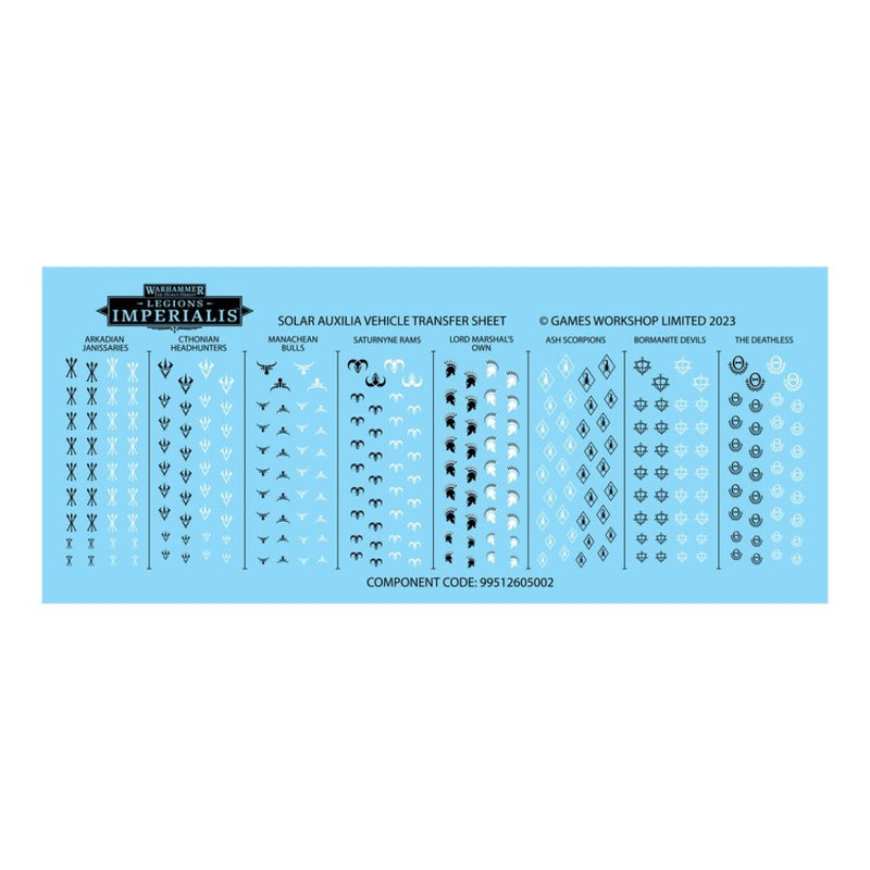 Solar Auxilia: Combat Force - Legions Imperialis