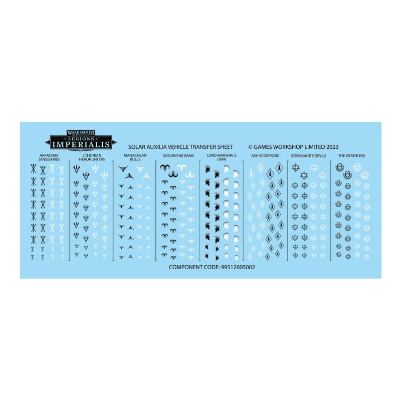 Arvus Lighters, Transport Detachment - Legions Imperialis: Solar Auxilia