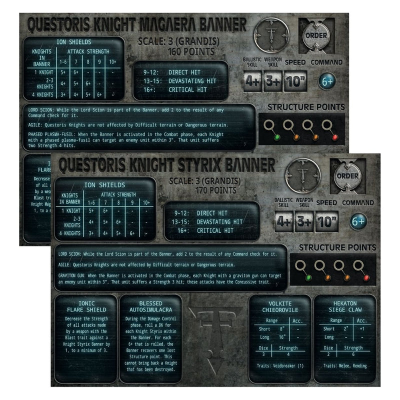 Knights Magaera Styrix - Legions Imperialis: Mechanicum