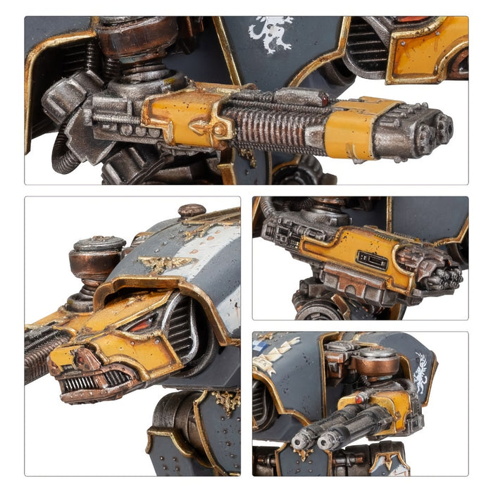 Warhound Scout Titans wtih TurboLaser Destructors & Vulcan MegaBolters - WH The Horus Heresy: Legions Imperialis