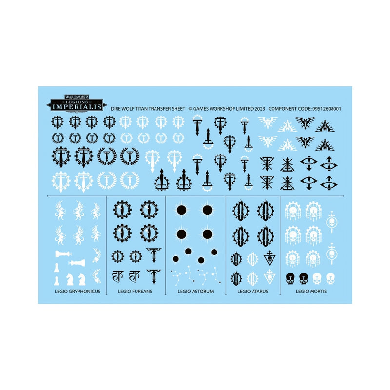 Dire Wolf Heavy Scout Titans - Legions Imperialis: Titan Legions