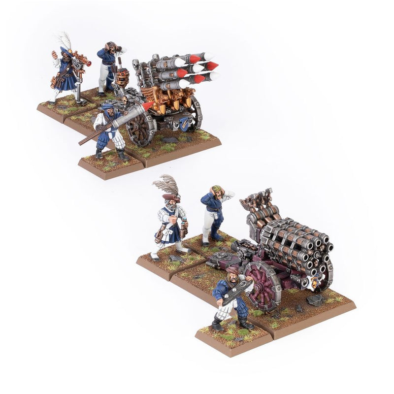 Helblaster Volley Gun & Helstorm Rocket Battery - WH: The Old World: Empire of Man