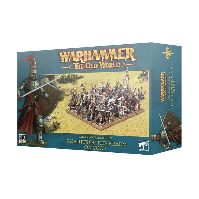 Knights of the Realm on Foot - Warhammer: The Old World: Kingdom of Bretonnia