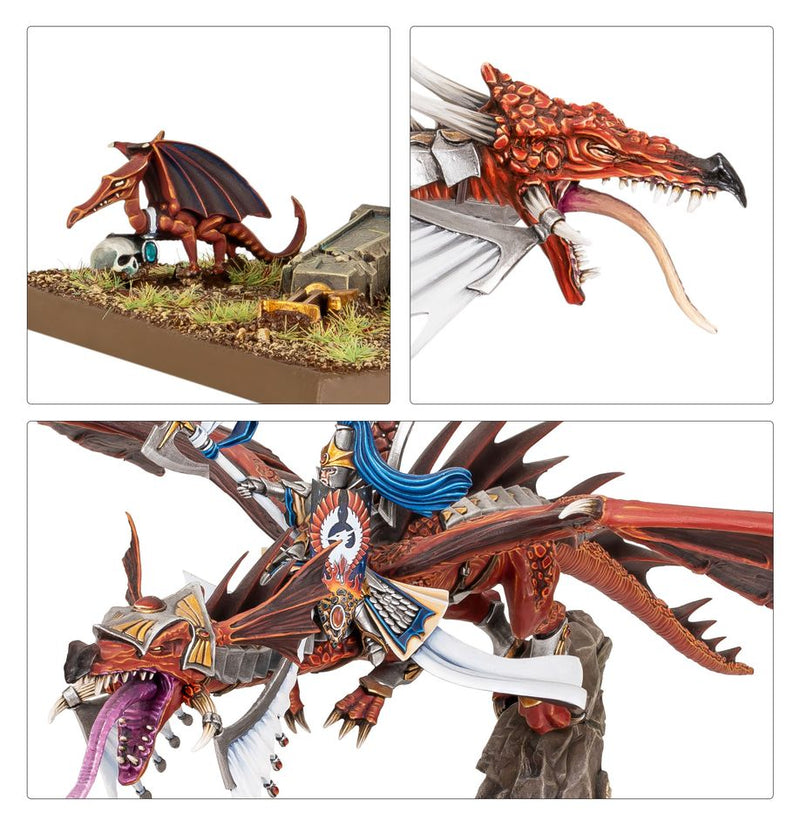 Lord on Dragon - WH: The Old World: HIgh Elf Realms