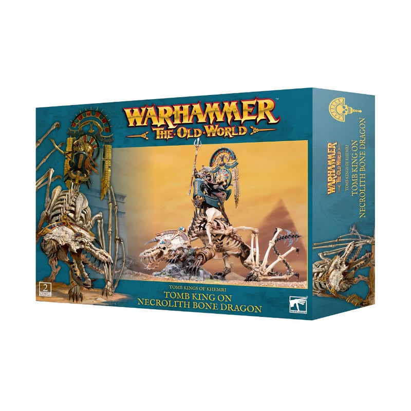 Tomb King on Necrolith Bone Dragon - Warhammer: The Old World: Tomb Kings of Khemri