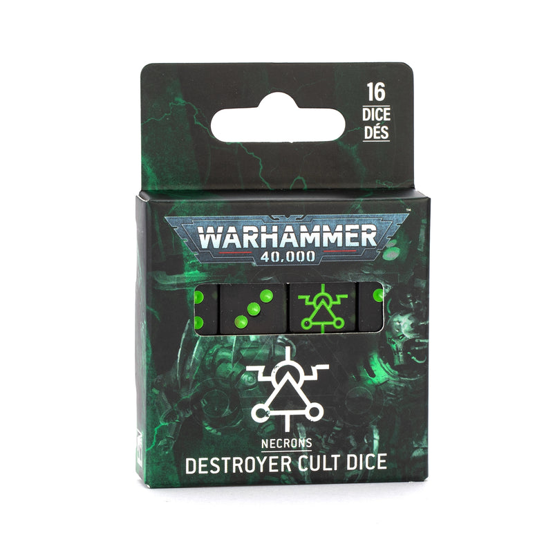 Necrons: Destroyer Cult Dice Set 2025 - WH40k