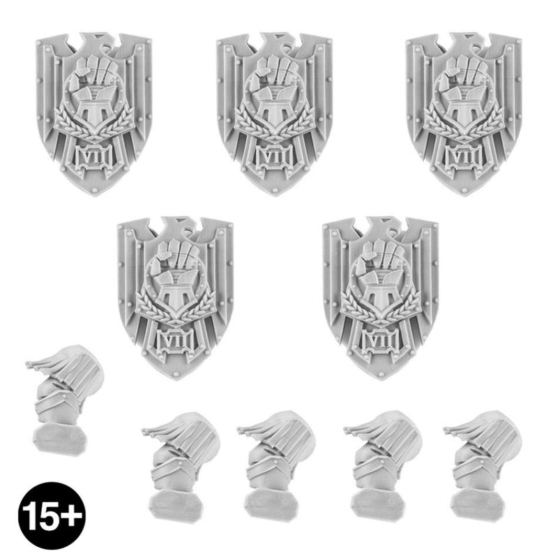Imperial Fists: Legion Cataphractii Storm Shields (Expert Kit) (WE) - The Horus Heresy: Legiones Astartes
