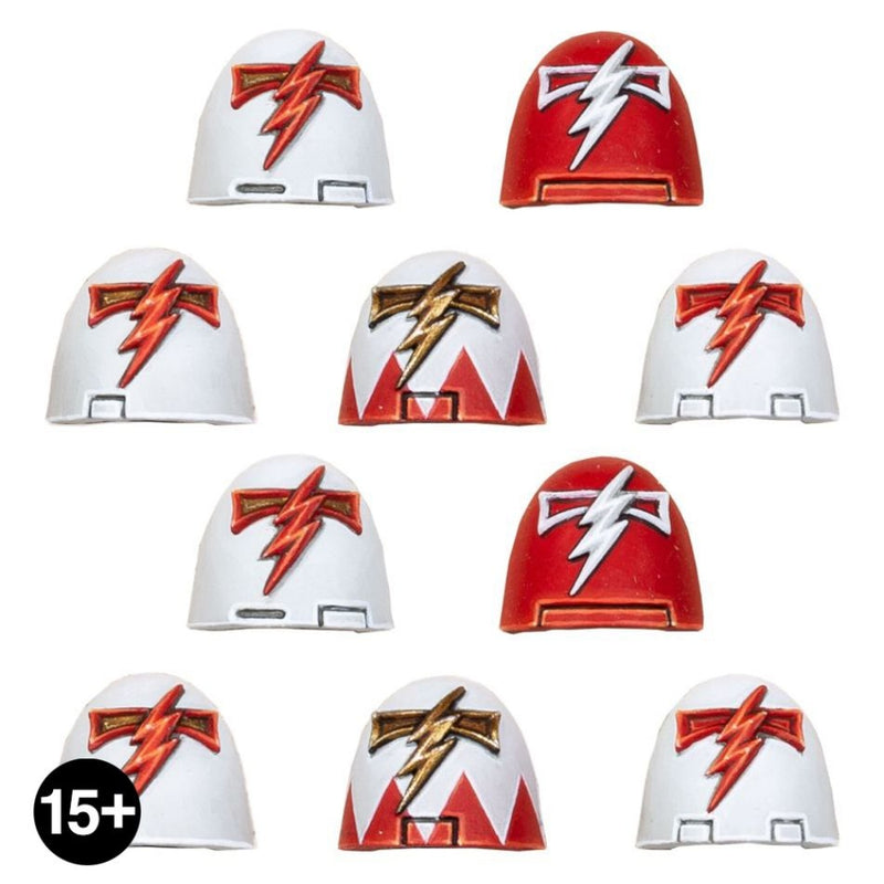 White Scars MKVI Shoulder Pads (Expert Kit) (WE) – The Horus Heresy