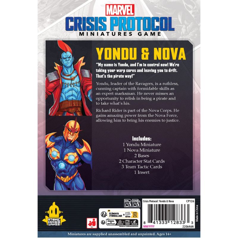 Yondu & Nova - Marvel: Crisis Protocol