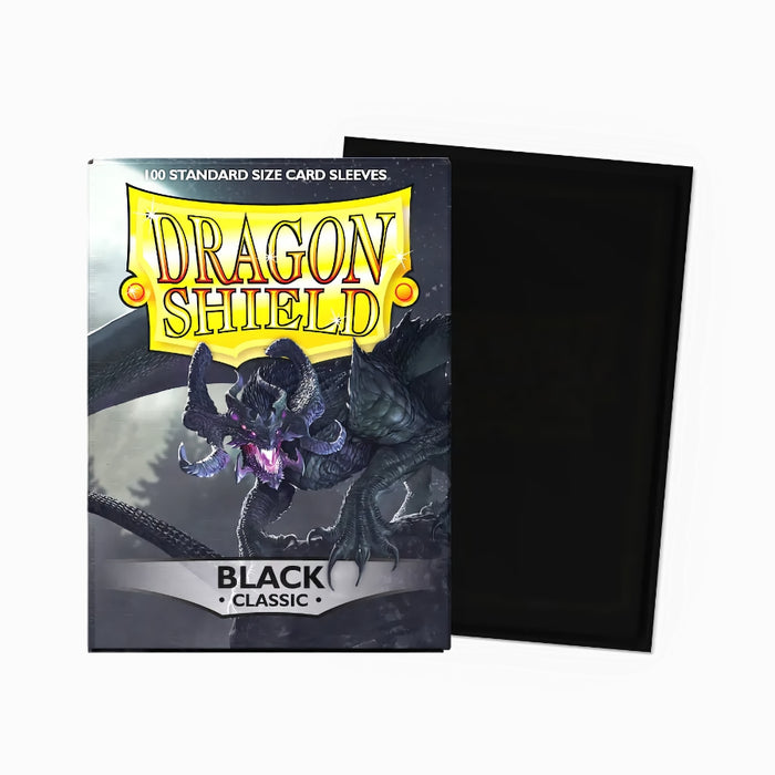 Dragon Shield Black Classic 100 Fundas Standard