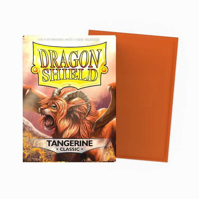 Dragon Shield Tangerine Classic 100 Fundas Standard