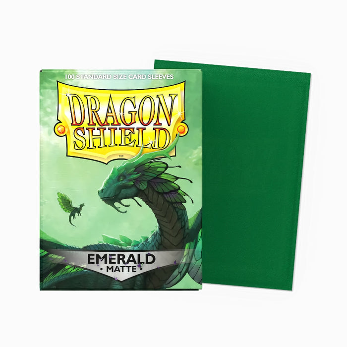 Dragon Shield Emmerald Matte 100 Fundas Standard