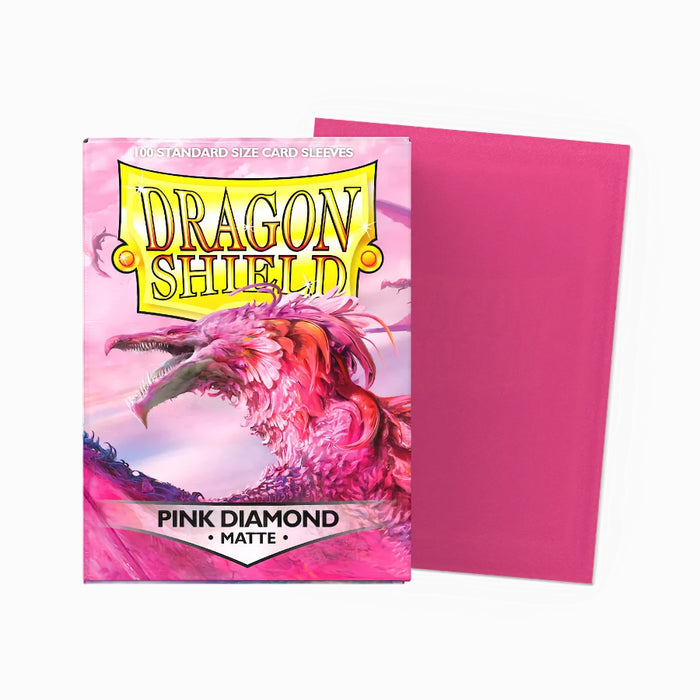 Dragon Shield Pink Diamond Matte 100 Fundas Standard