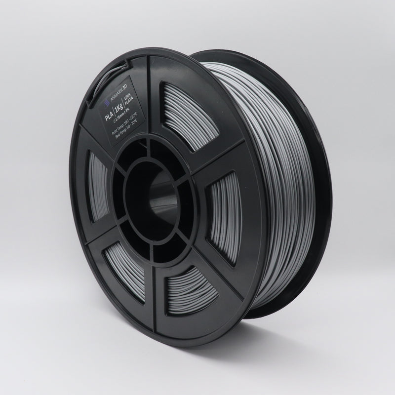 Filamento PLA 1.75mm Gris Plata 1kg - Anmark 3D