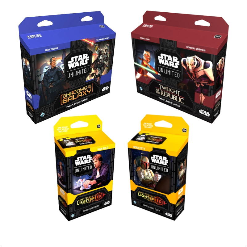 Star Wars: Unlimited – Galactic Showdown Bundle (4 Decks) (Inglés)