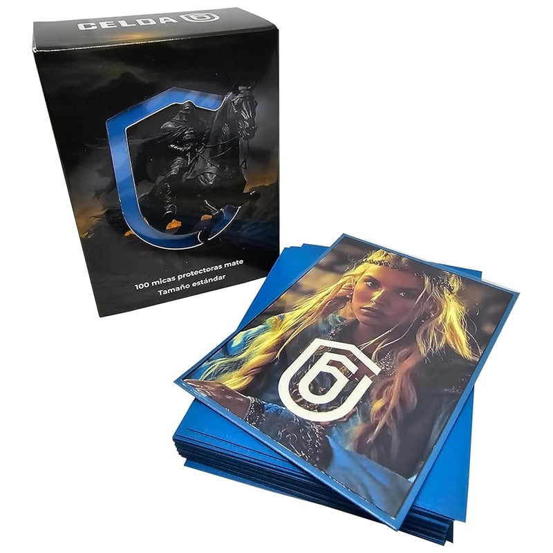 Fundas Protectoras Azul (100u, tamaño estándar) – Celda 6