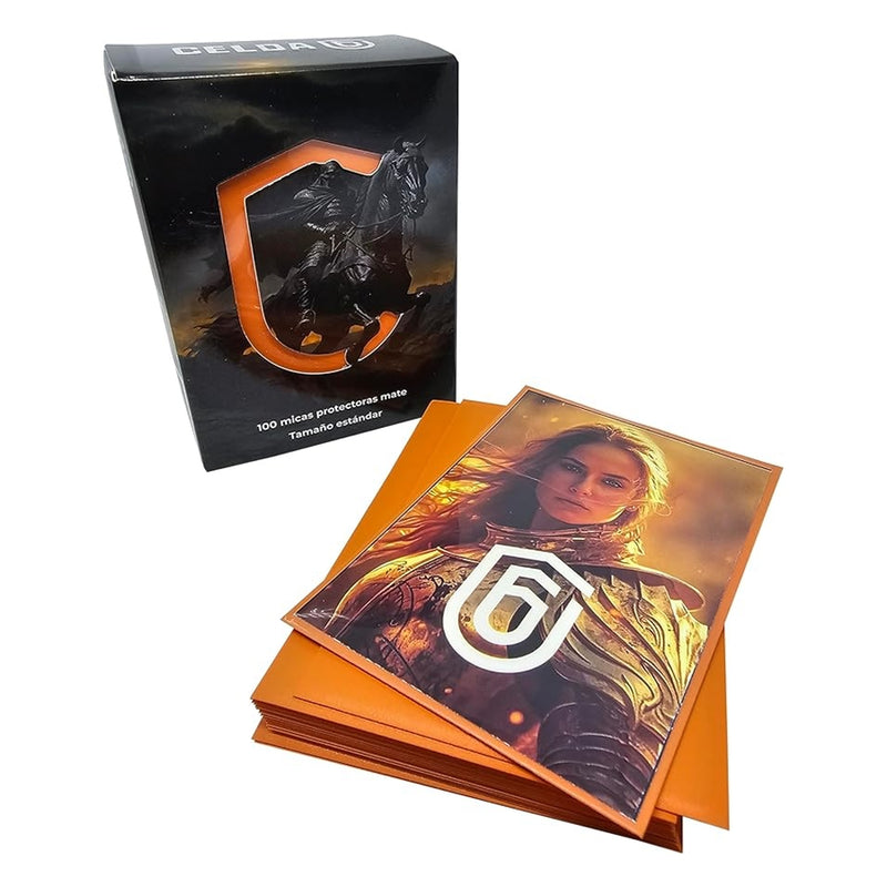 Fundas Protectoras Naranja (100u, tamaño estándar) – Celda 6