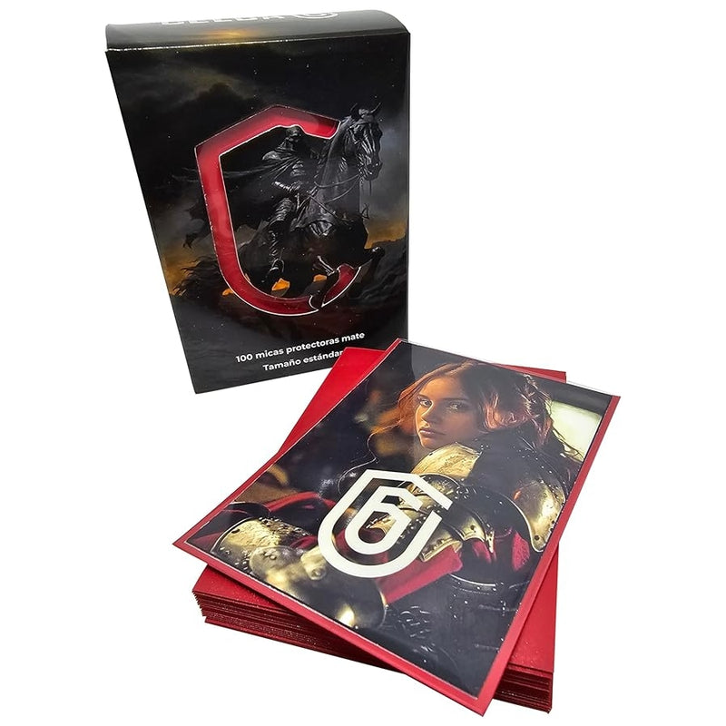 Fundas Protectoras Rojo (100u, tamaño estándar) – Celda 6